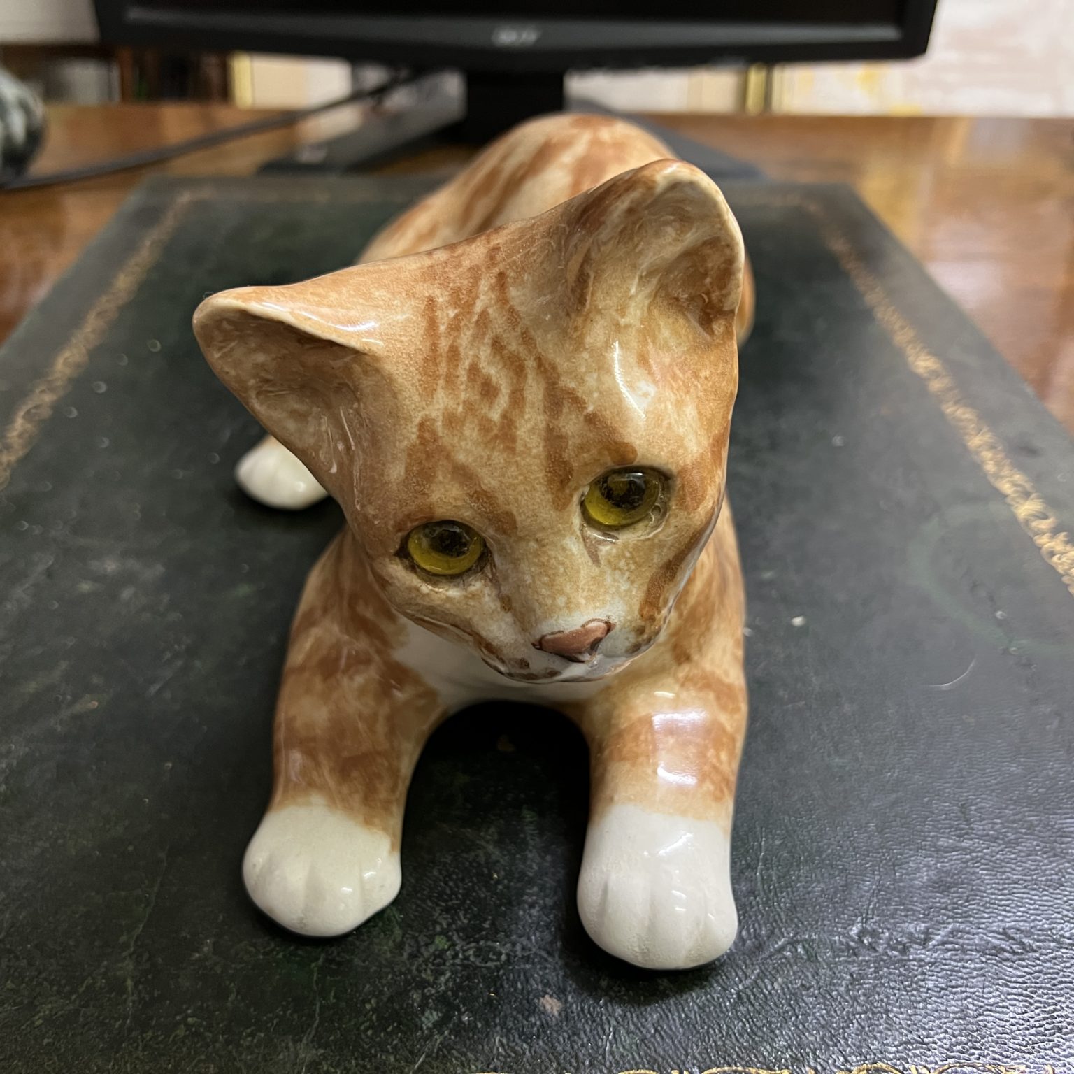 Winstanley Pottery Ginger Cat - South Perth Antiques & Collectables