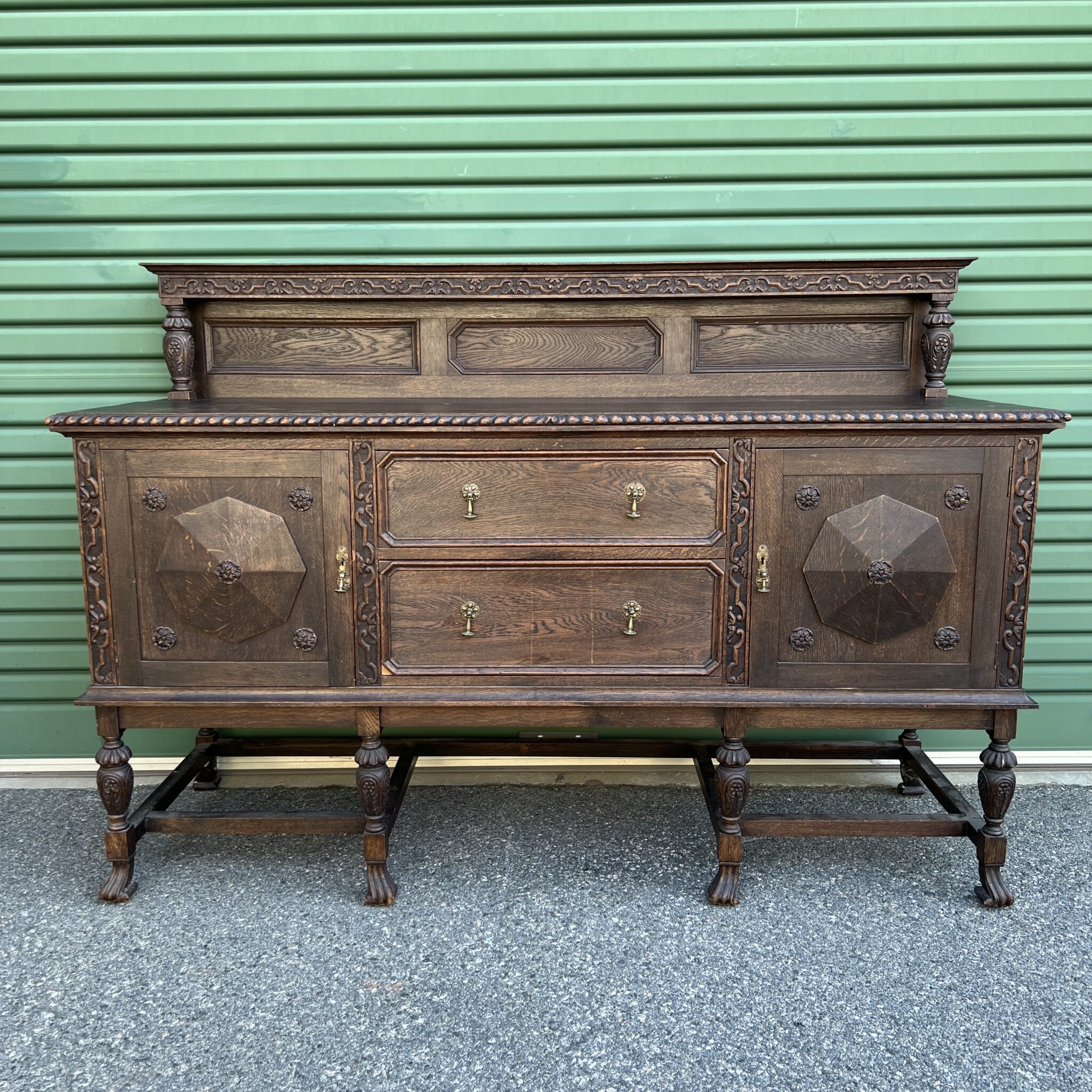 A Jacobean style dining suite South Perth Antiques & Collectables
