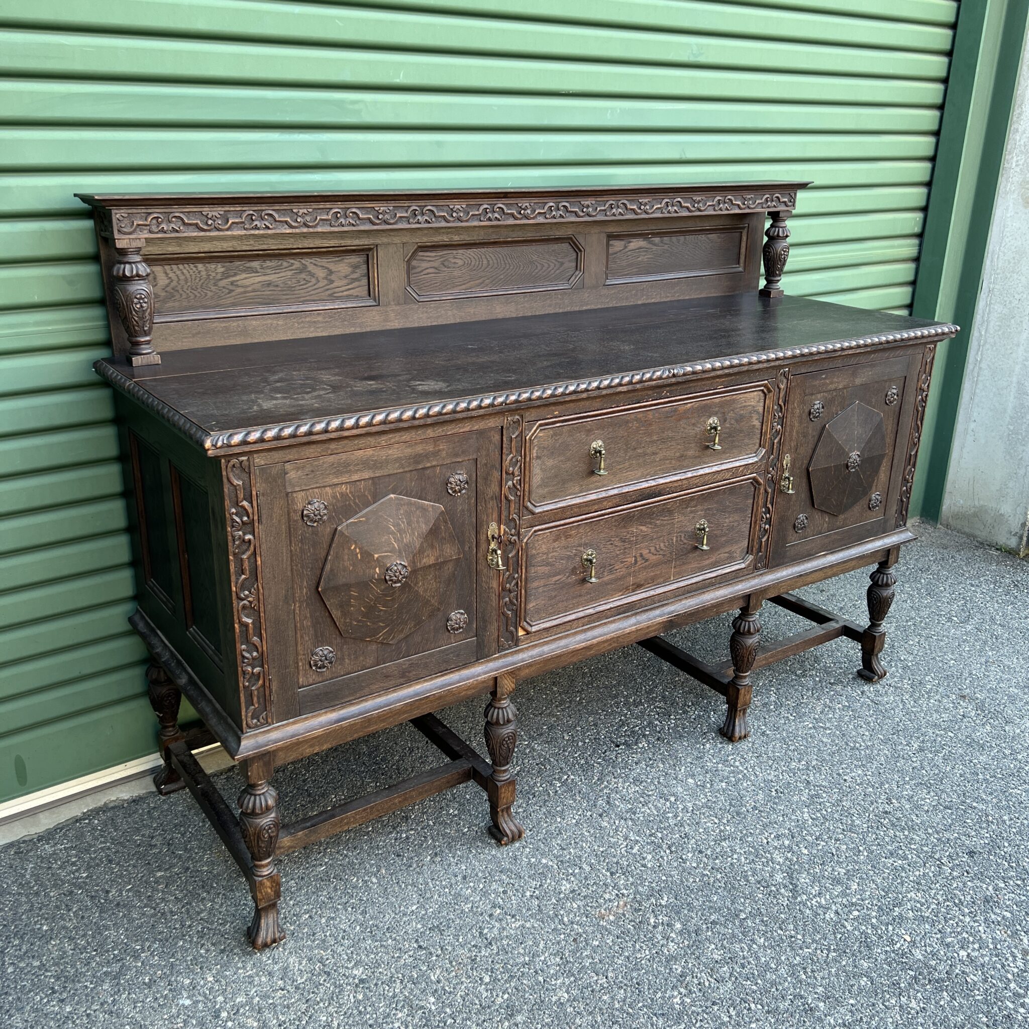 A Jacobean style dining suite South Perth Antiques & Collectables