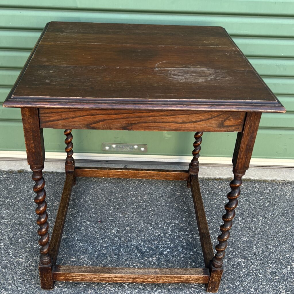 Occasional table with barley twist legs - South Perth Antiques ...