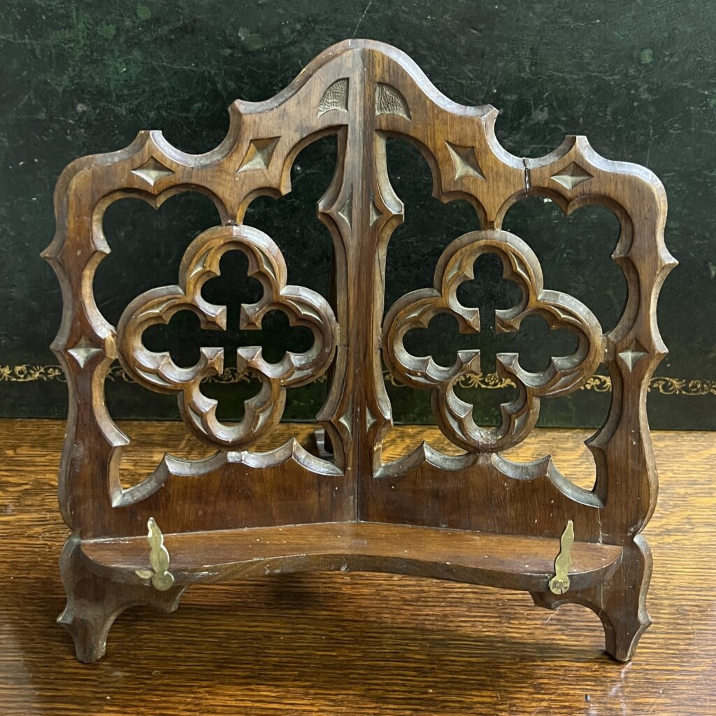 A Victorian decorative table top sheet music stand South Perth